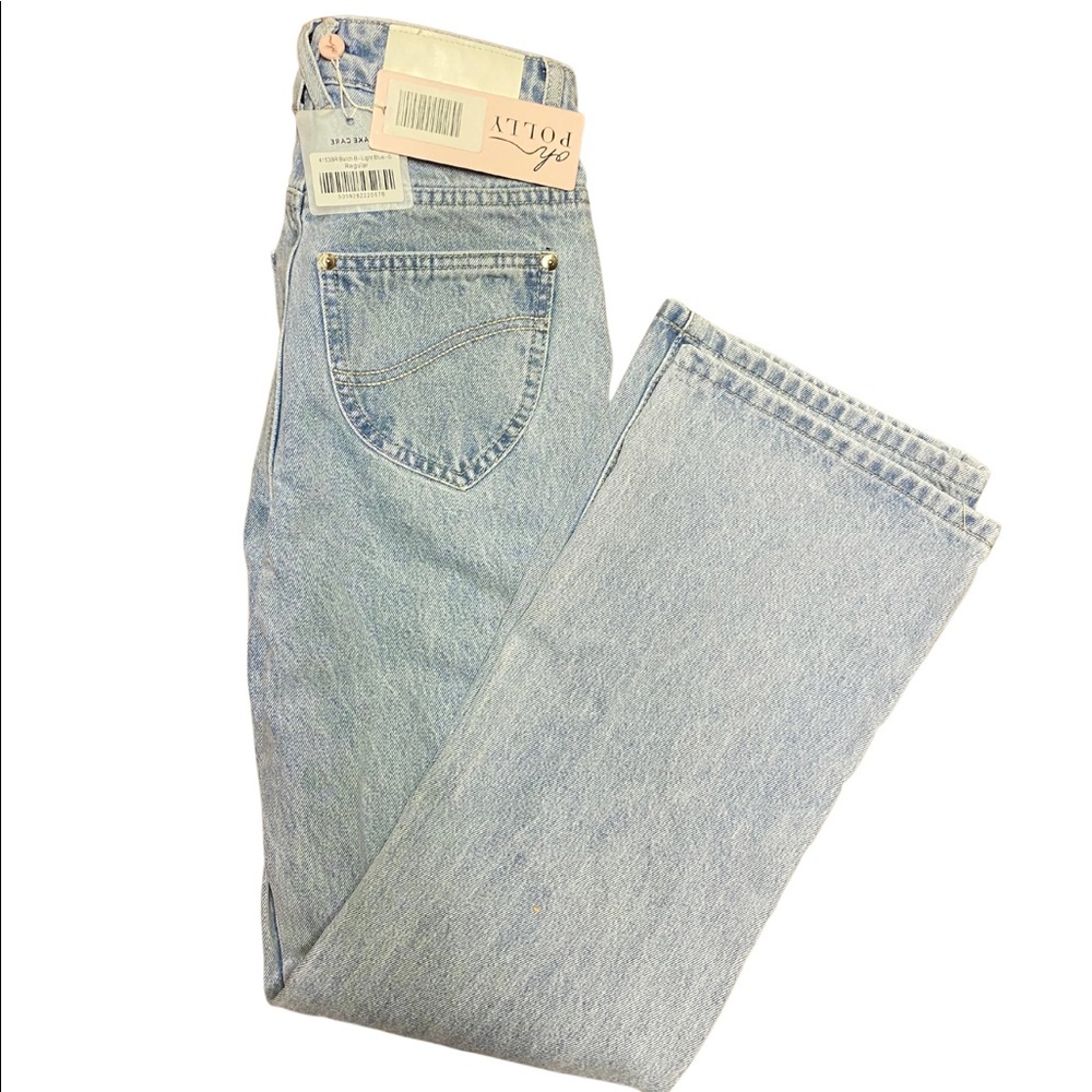 Oh Polly Straight Up Tall High Waisted Jeans, NWT, size 2